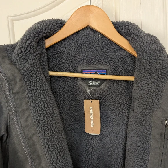 NWT Patagonia Mens Maple Grove Canvas Jacket Forge Grey Size M - Picture 12 of 16